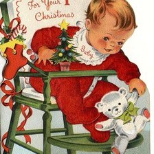 Схема вышивки «Первое рождество»