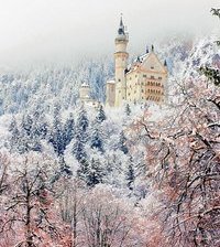 Схема вышивки «замок»