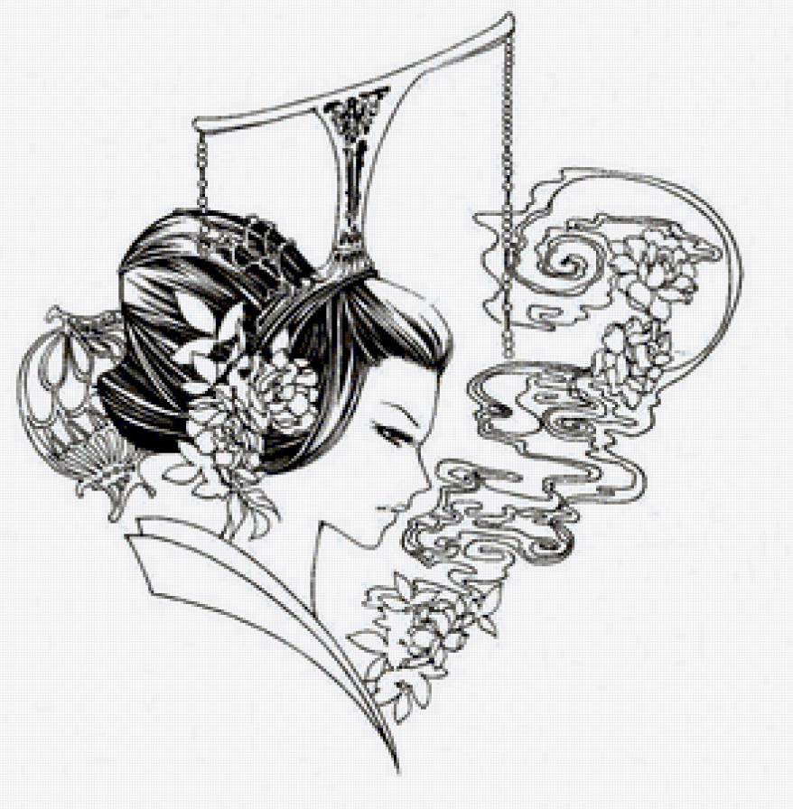 Девушка - девушка, лицо, японка - предпросмотр