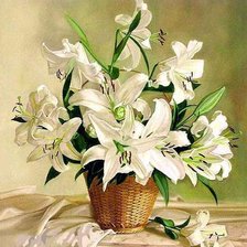 Схема вышивки «Лилии»