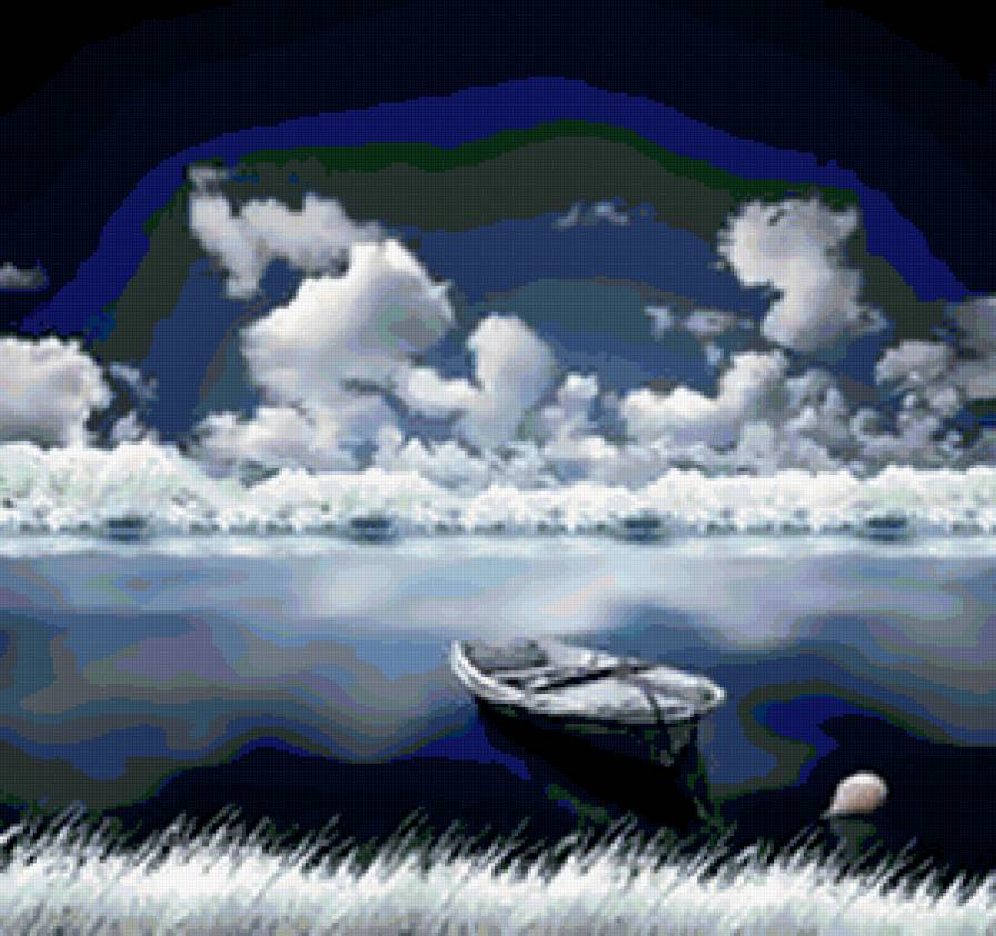 природа - река, горы, природа, лес - предпросмотр