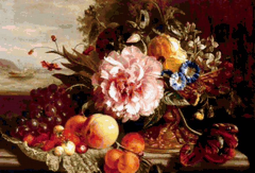 натюрморт - цветы, романтика, природа, букет - предпросмотр