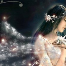 Схема вышивки «девушка»