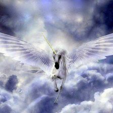 Схема вышивки «единорог»