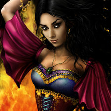 Схема вышивки «Цыганочка»