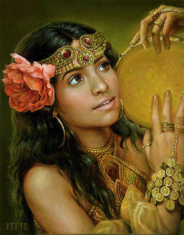 N-09 - женщина, картина, девушка, красота женщины - оригинал