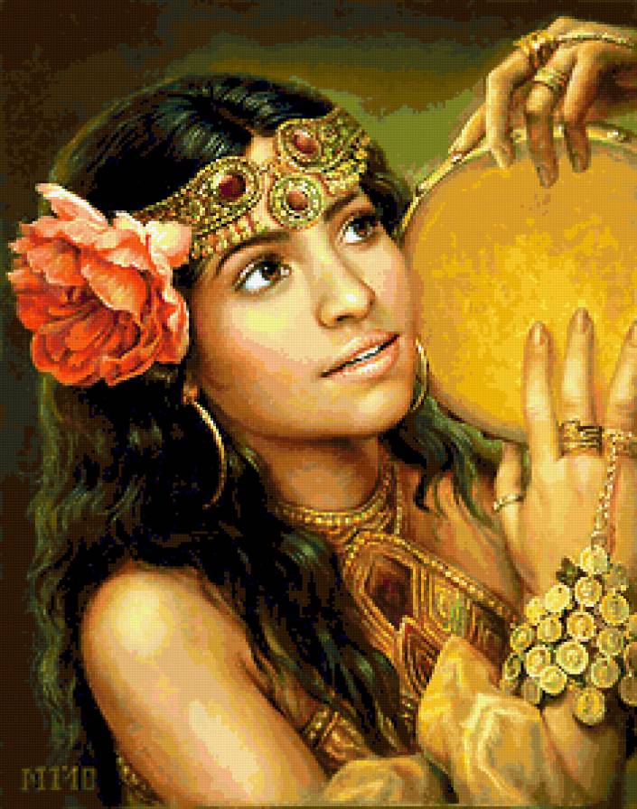 N-09 - женщина, красота женщины, девушка, картина - предпросмотр