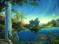 Схема вышивки «пейзаж»