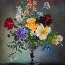 Схема вышивки «цветы»