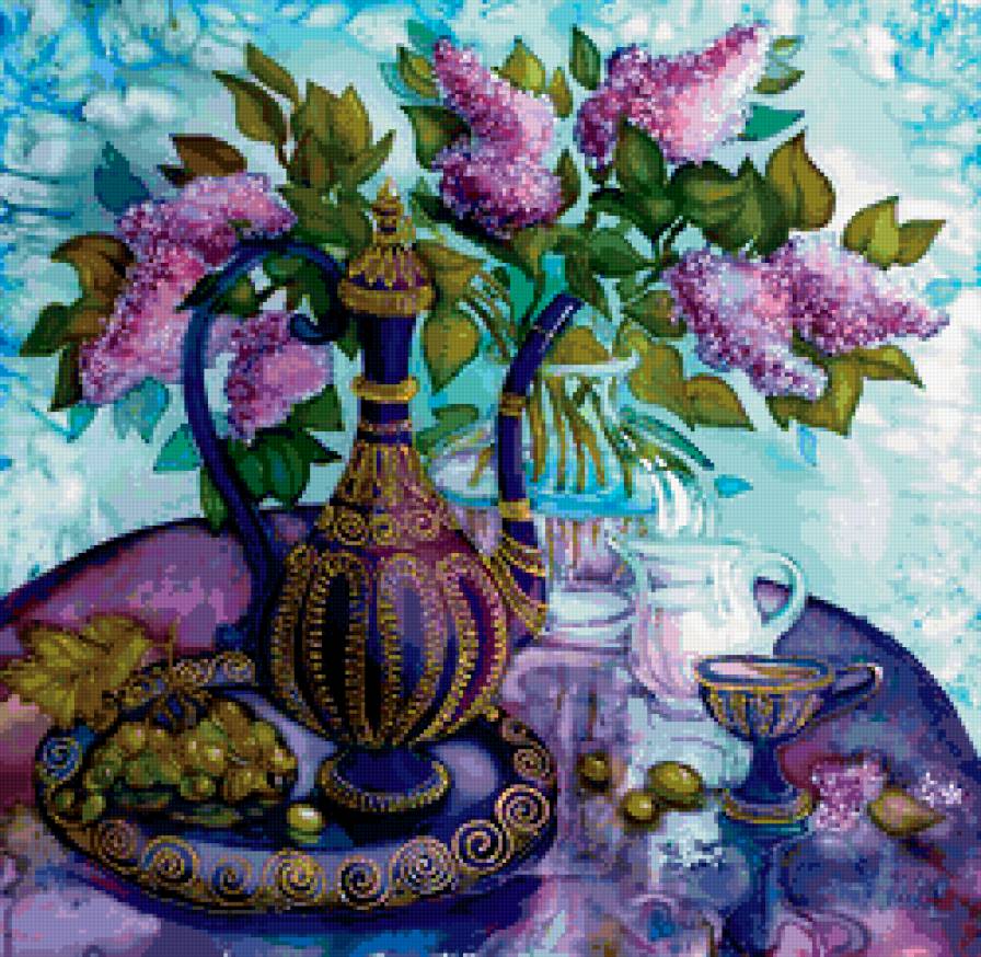 натюрморт - цветы, романтика, натюрморт, природа, , букет - предпросмотр