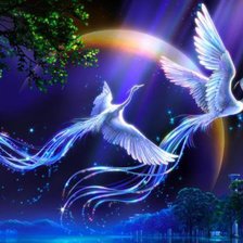 Схема вышивки «птицы»