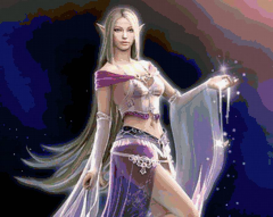 девушка - девушка, феи, эльфы, фентези, любовь - предпросмотр