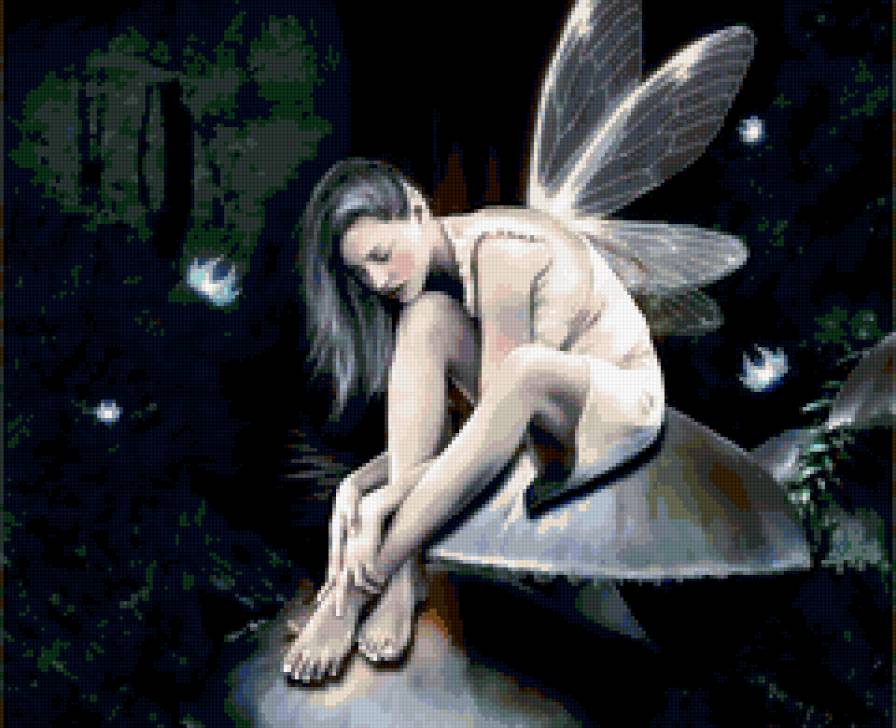 девушка - эльфы, фентези, любовь, девушка, феи - предпросмотр