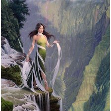 Схема вышивки «фея гор»