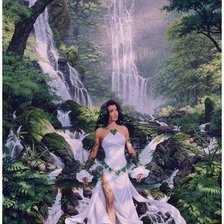 Схема вышивки «фея леса»