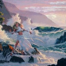 Схема вышивки «фея воды»