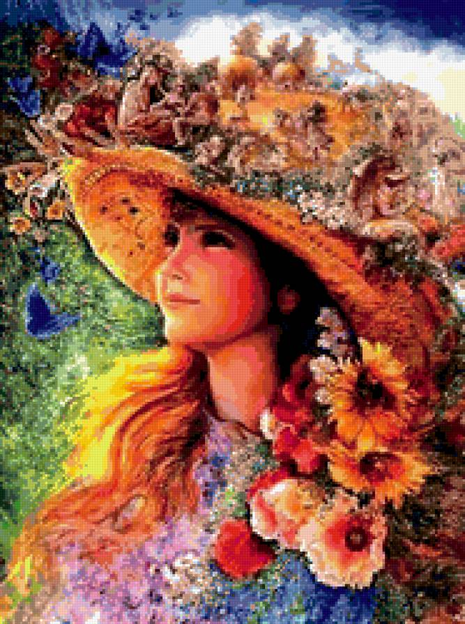 девушка - люди, картина, девушка, любовь - предпросмотр