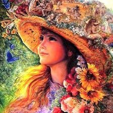 Схема вышивки «девушка»