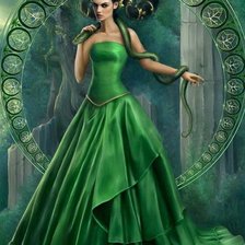 Схема вышивки «царица»