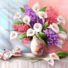 Схема вышивки «букет»