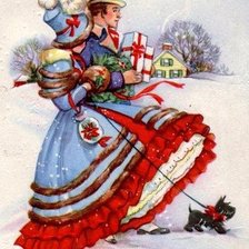 Схема вышивки «На прогулке»