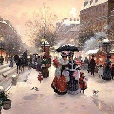 Схема вышивки «прогулка»