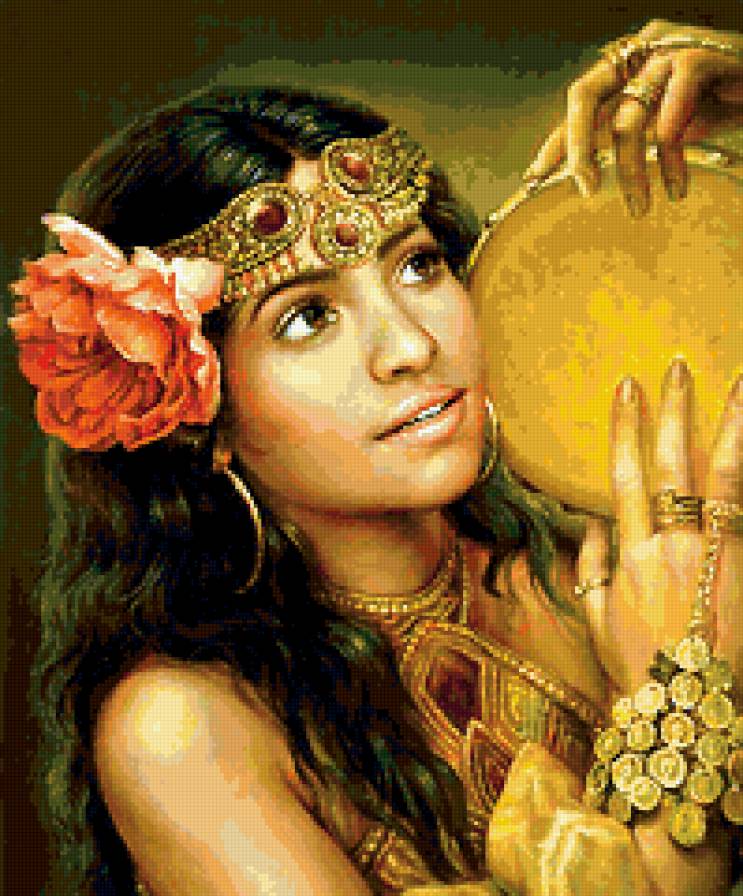 цыганка - музыка, танцы, девушка, люди, любовь, одиночество - предпросмотр