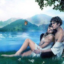 Схема вышивки «уединение»