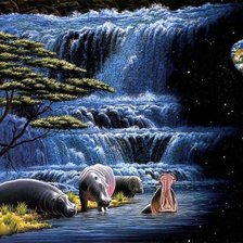 Схема вышивки «фауна»