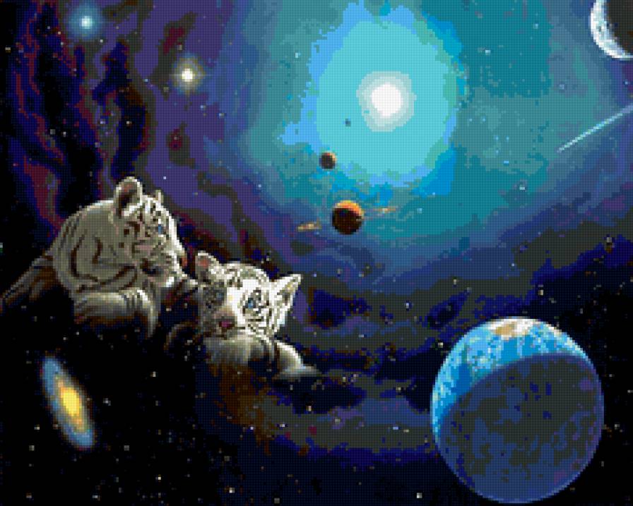 фауна - тигр, природа, картина, фауна, животные - предпросмотр