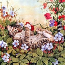 Схема вышивки «Коты»