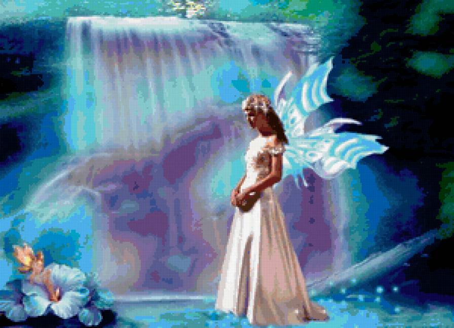 девушка - девушка, фентези, любовь, эльфы, феи - предпросмотр