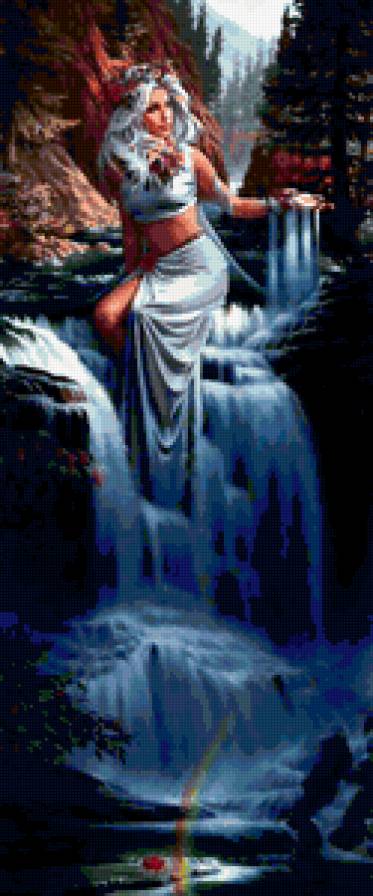 фея воды - девушка, феи, эльфы, фентези, любовь - предпросмотр