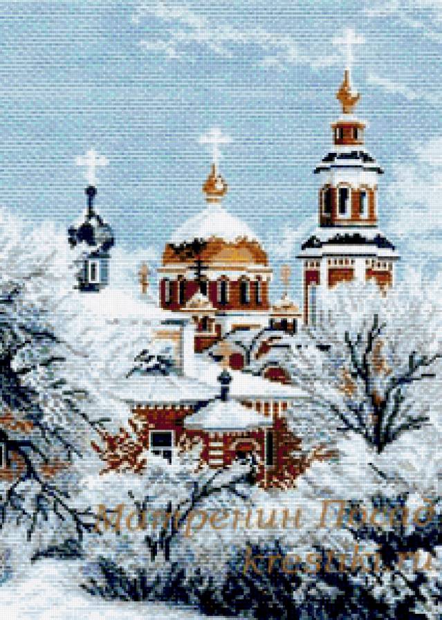 Храм - храм, пейзаж, монастырь, церковь - предпросмотр