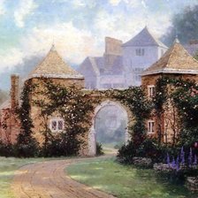 Схема вышивки «Праздник Света от Томаса Кинкейда (Thomas Kinkade)»