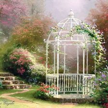 Схема вышивки «Праздник Света от Томаса Кинкейда (Thomas Kinkade)»