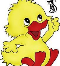 Схема вышивки «Утёнок»