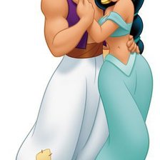 Схема вышивки «Алладин и Жасмин»