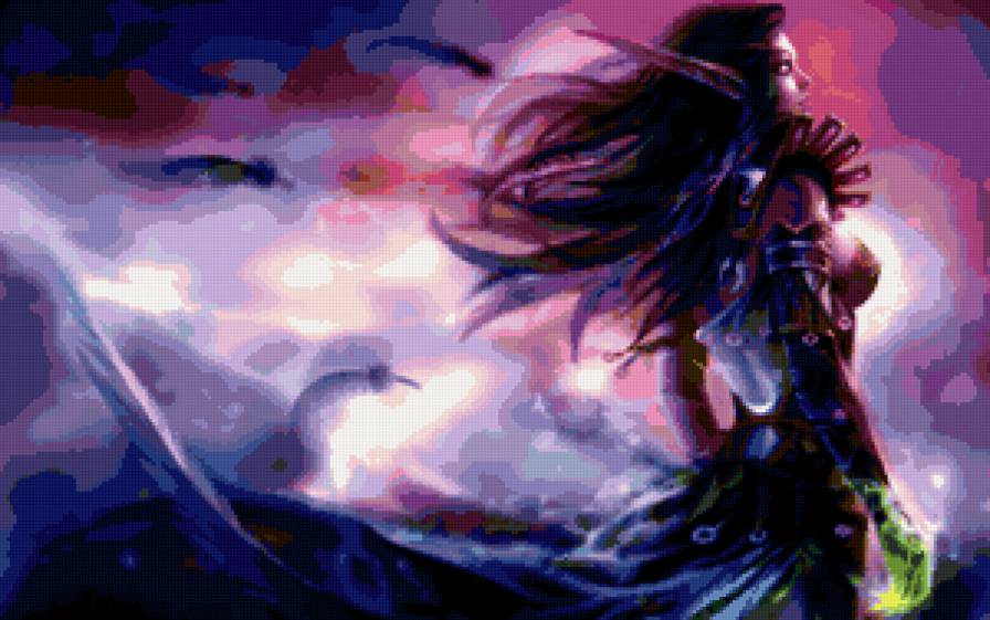 Эльф - фэнтези, девушка - предпросмотр