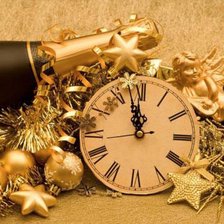 Схема вышивки «несколько минут до нового года»