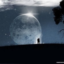 Схема вышивки «луна1»