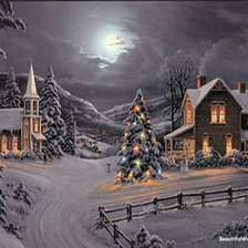 Схема вышивки «зима1»