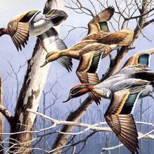 Схема вышивки «В путь»