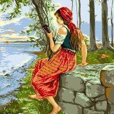 Схема вышивки «цыганка»