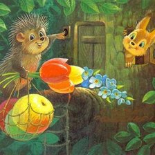 Схема вышивки «В гости к другу»