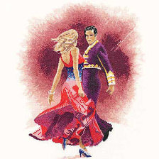 Схема вышивки «танец»