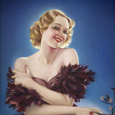 Схема вышивки «ретро»