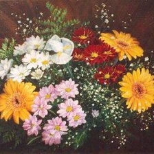 Схема вышивки «букет»