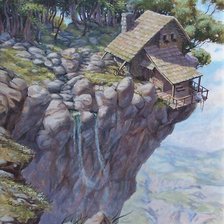 Схема вышивки «на скале»