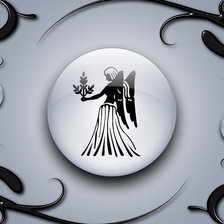 Схема вышивки «дева»